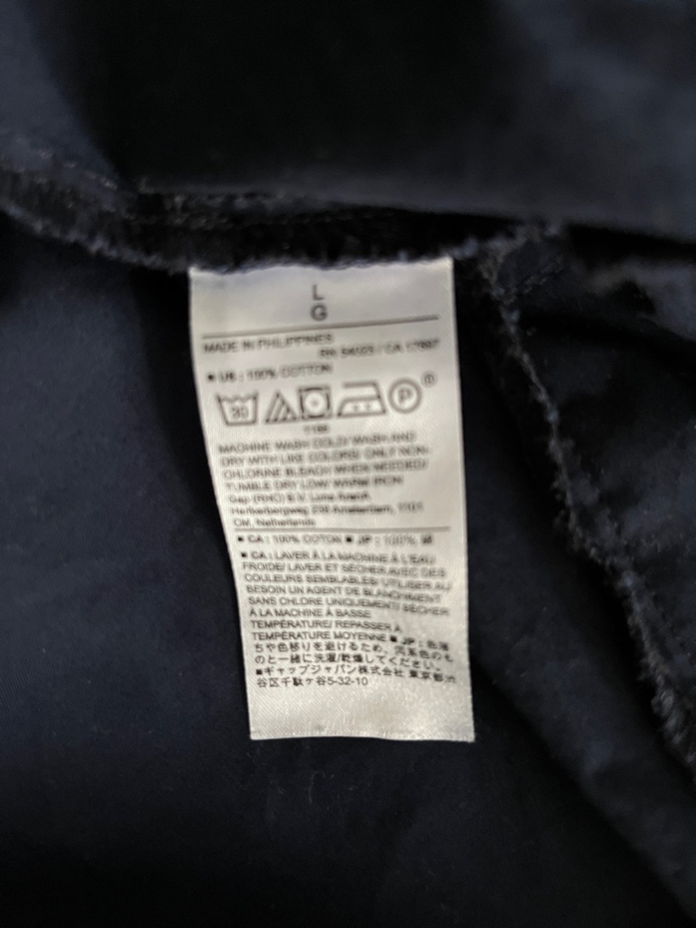 Banana Republic Navy Oversized Button-Down Women's Shirt -- Large - Picture 3 of 5